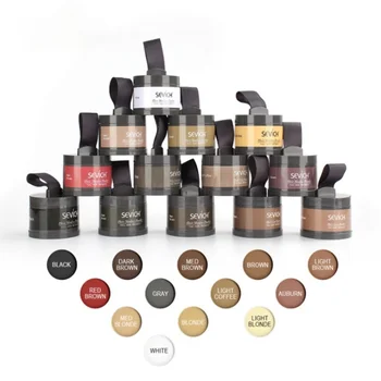 12 cores novo cabelo macio solto em pó imediato preto cabelo raiz corretivo natural imediato hairline sombra em pó cabelo corretivo