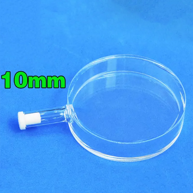 

10mm quartz atomic gas chamber diameter 55mm integrated molding process for ultraviolet research