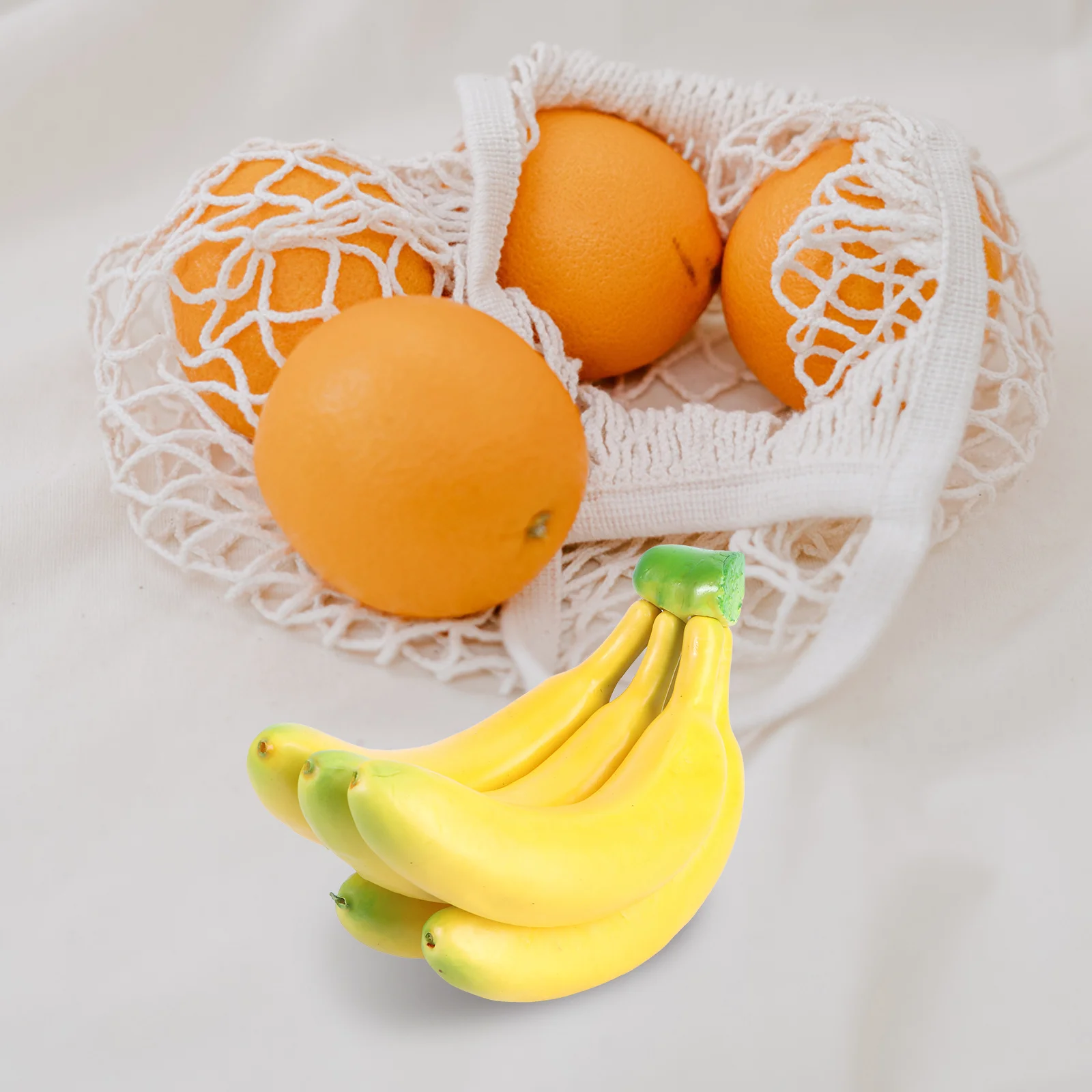 

5Pcs Simulation Banana Artificial Fruit Realistic Photo Props Creative Fruit Shop Home Decor Artificial Banana