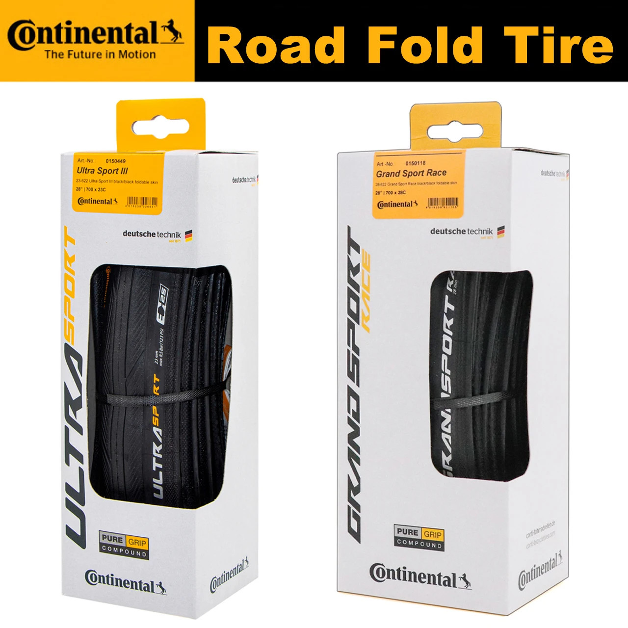 1pc Continenta.l Ultra Sport III Road Tire 700*23/25/28C Bike Puncture proof Tires Bicycle Clincher Tyre Foldable Tubeless Tires