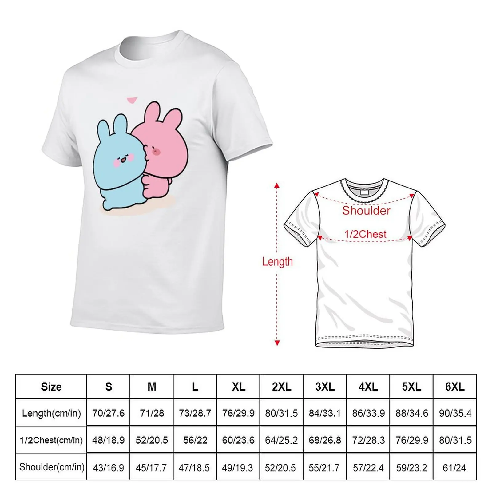 And Romantic Couples Pink Love Mode Blue T-Shirt UV Sun Protection Tee Shirt