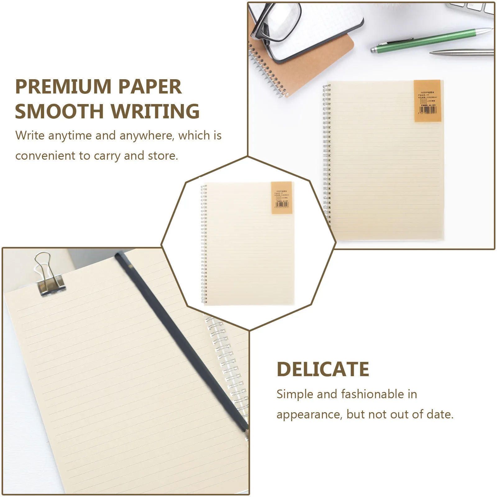 1Pcs Notepad Coil Creative Simple Business Office Students Practical Writing Study Stationery School Notebook Creative Notepad