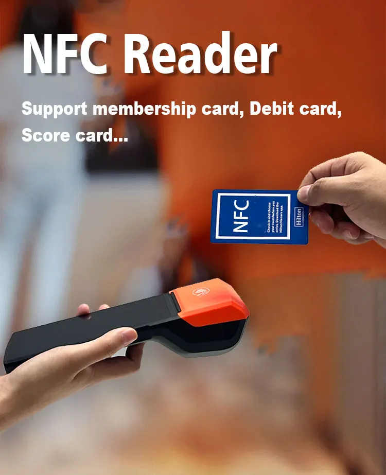 Terminal POS Layar Sentuh Genggam Android dengan Perangkat Lunak Terintegrasi