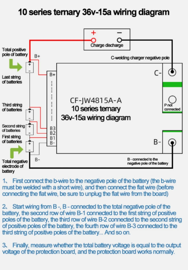 10 S cellule agli ioni di litio 18650 batteria di protezione BMS PCB scheda modulo con funzione di bilanciamento per batterie agli ioni di litio da