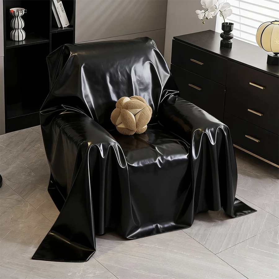 Indoors Sofa Cover Thin Cloth PVC Portable Pet Diaper Mat Moisture-proof Oil-proof Waterproof Dustproof Chair Plastic Cover