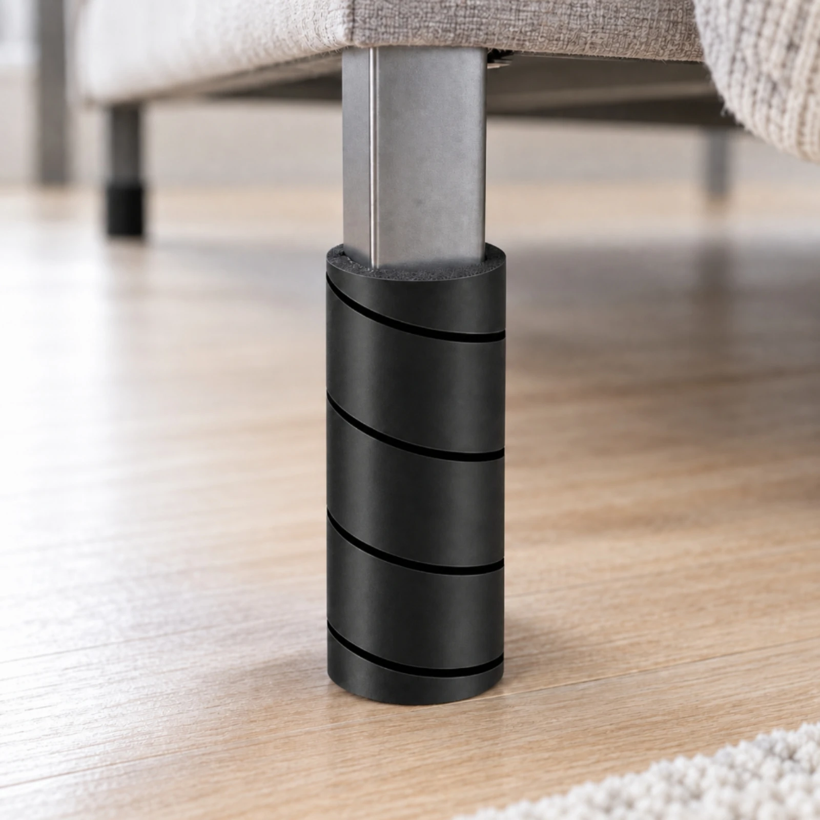 4 Pieces Closed-Cell Foam Furniture Leg Guard Flexible Cylindrical Furniture Leg Safeguarding Sleeve Sound Insulating Slim