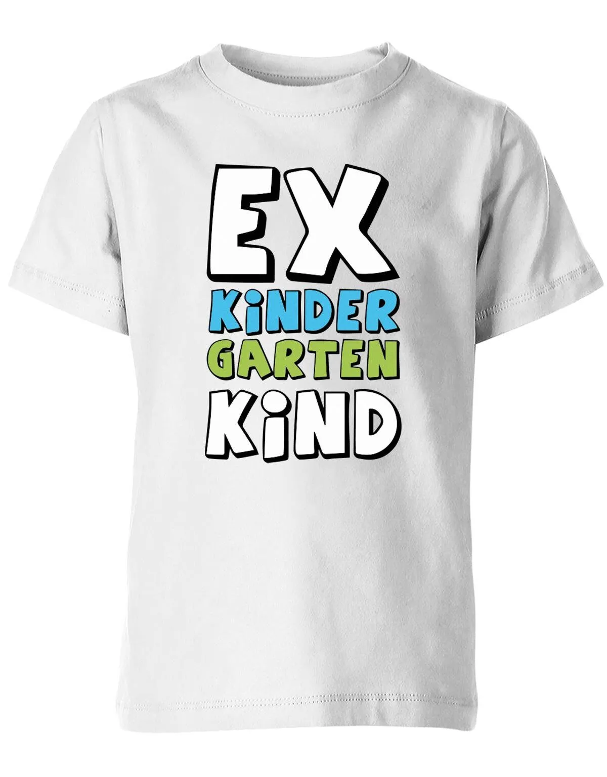 Ex kindergarten art geschenk zur einschulung 1 klasse kinder t shirt