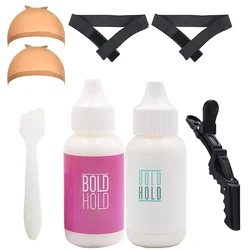 Lace Front Wig Glue Waterproof Wig Glue Strong Hold Lace Glue Hair Replacement Adhesive Wig Accessories Headband for Toupee 38ml