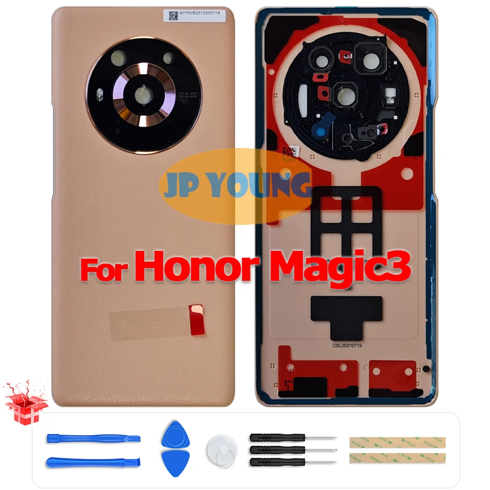 original-battery-back-cover-glass-rear-door-housing-with-camera-lens-for-honor-magic3-magic-3-elz-an00-replacement