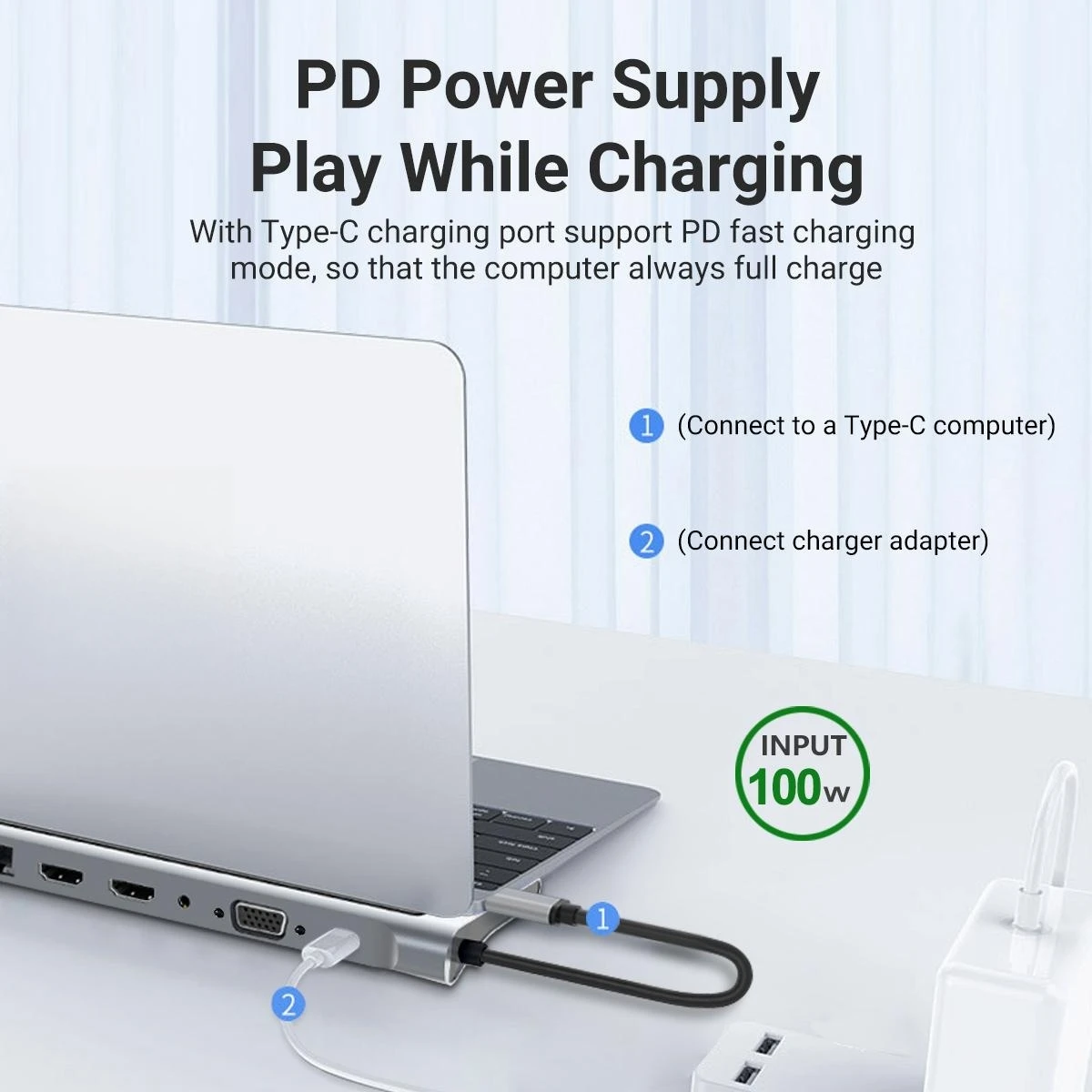 Imagem -06 - Estação de Ancoragem Gopala-mst Usb c Ecrã Triplo com Adaptador de Monitor Duplo 4k Hdmi Vga 3usb a Ethernet Áudio sd tf
