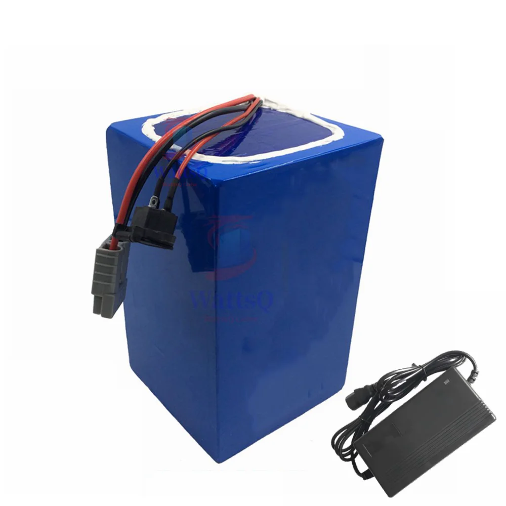 lithium 72V 60Ah lifepo4 lifepo4 battery BMS 24S 76.8V deep cycle for 5000W 3500W bike scooter Motorcycle + 10A charger