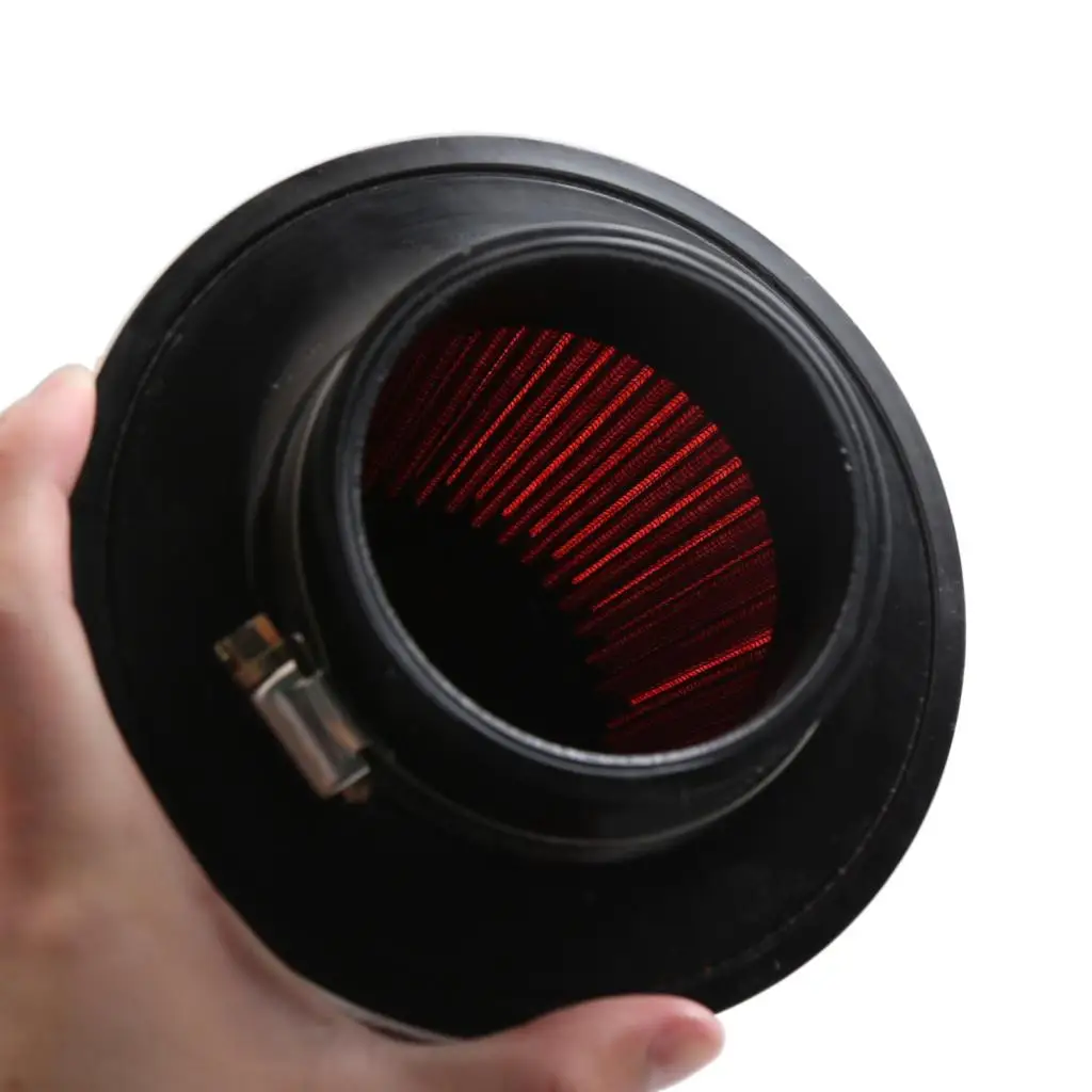 

Universal Conical Air Filter 76mm High Flow Auto Intake Dual Cone Mesh for Car Engine Enhancement