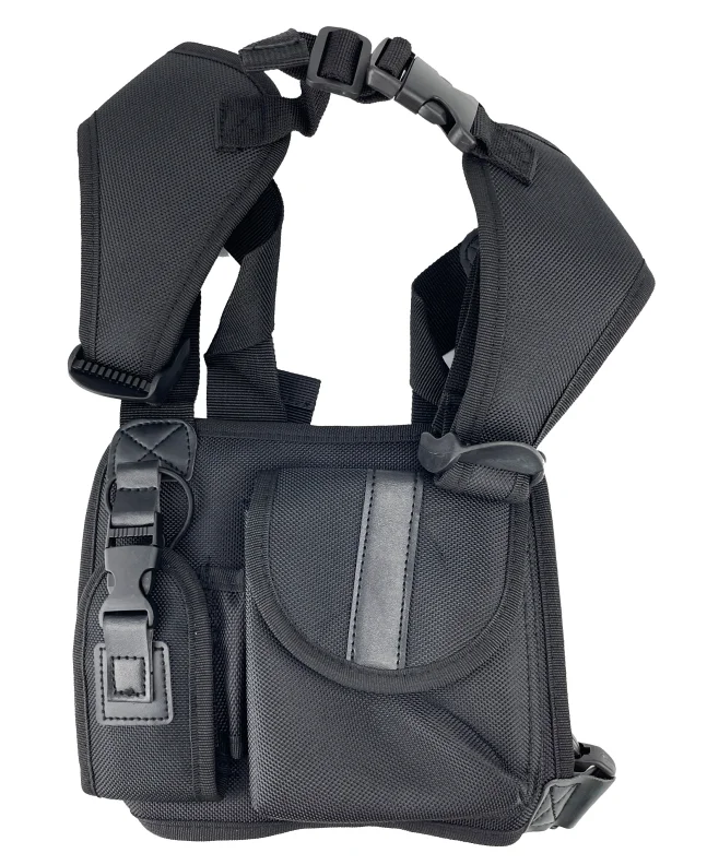 

Двусторонний чехол для радио рации на молнии, чехол для переноски, держатель для аксессуаров, нагрудный карман, рюкзак