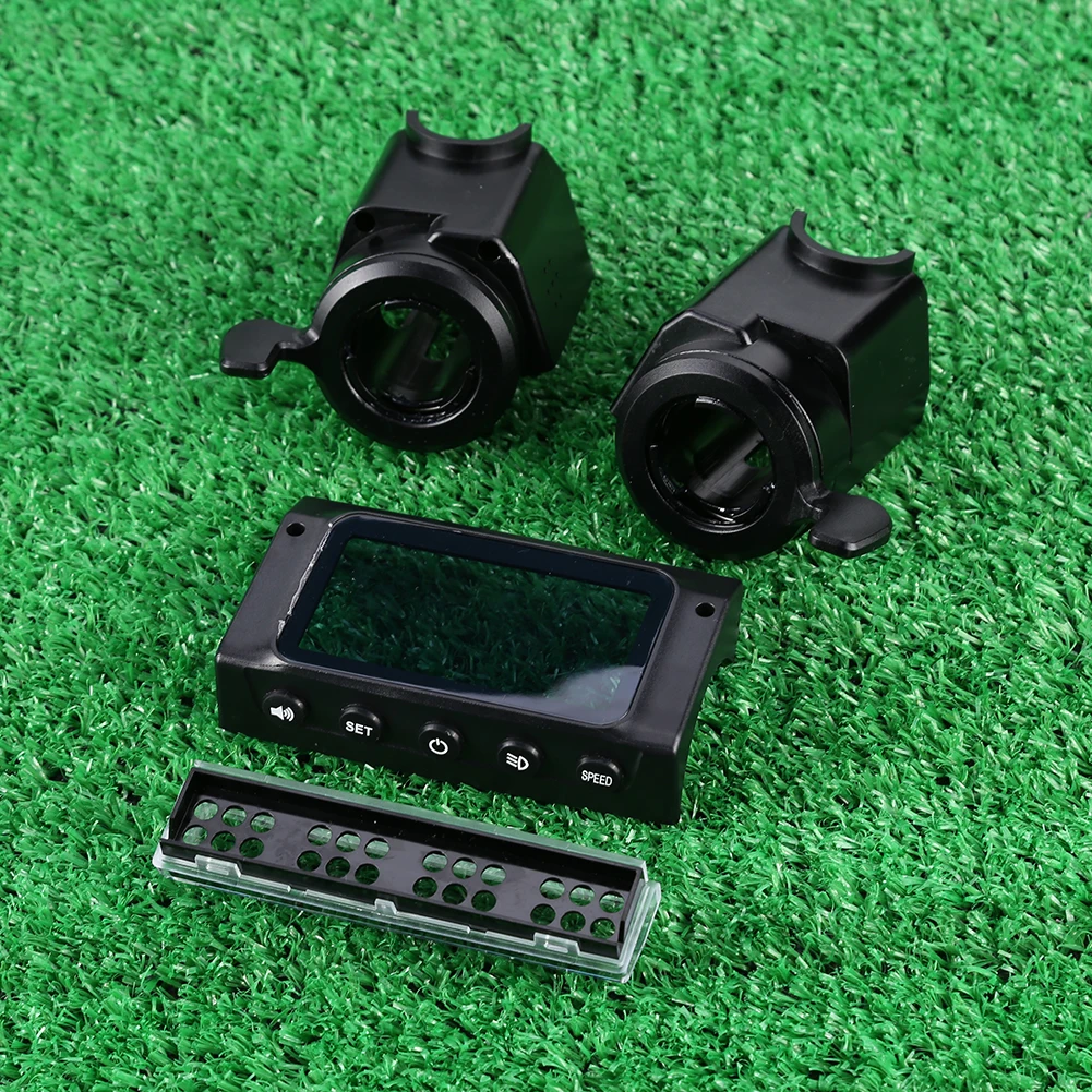 غطاء شاشة بلاستيكي للسكوتر الكهربائي + 2 طقم مقبض إبهام لـ Kugoo S1 S2 S3