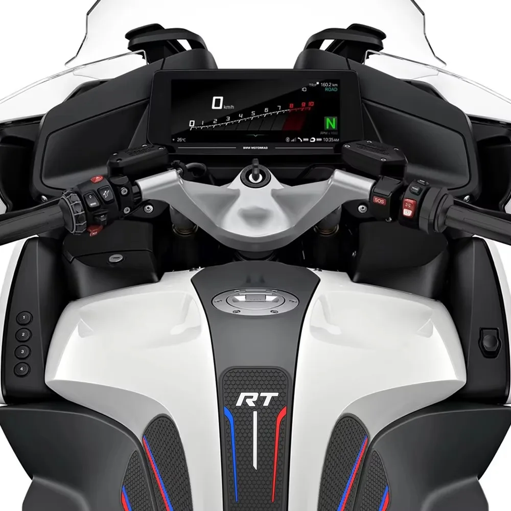 FOR BMW R1200RT R 1200 RT 2020-2024 Motorcycle Rubber Fuel Tank Decoration And Protection Stickers Pad Bike Colorful Decals