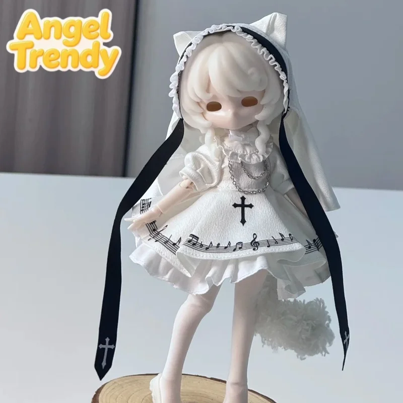Ropa genuina para muñecas de Penny's Box Wardrobe, traje temático de Cat Nun para muñecas articuladas Bjd y Lulua Sd de 1/8, repuesto para muñecas con cabeza articulada.