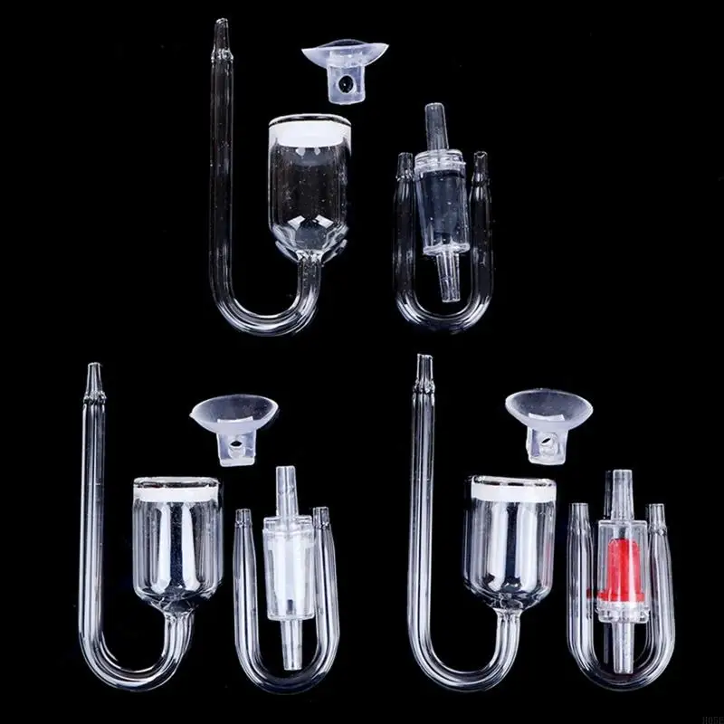 

H05E CO2 Diffuser Set for Aquarium for Nano Size with Suction Cup Check for Valve Gla