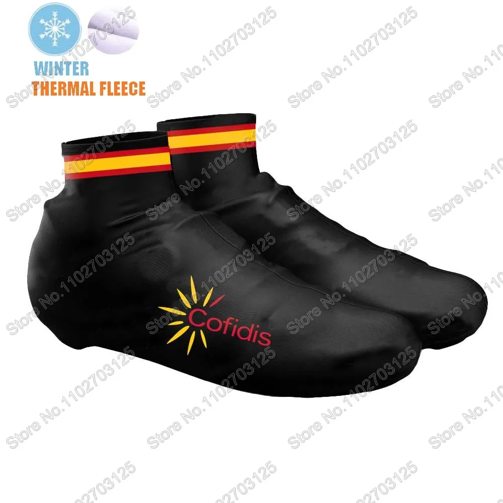 Cofidis Team 2024 Cycling Shoe Covers Road Bike Shoes Cover MTB Spain Jerseys Dust-proof Non-slip Outdoor Bicycle Overshoes