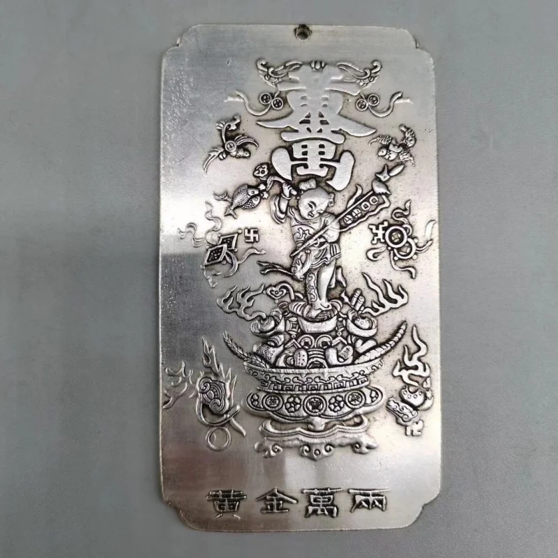 Antique-style white copper silver-plated badge, waist , qilin pendant, hanging, miscellaneous items, six styles available