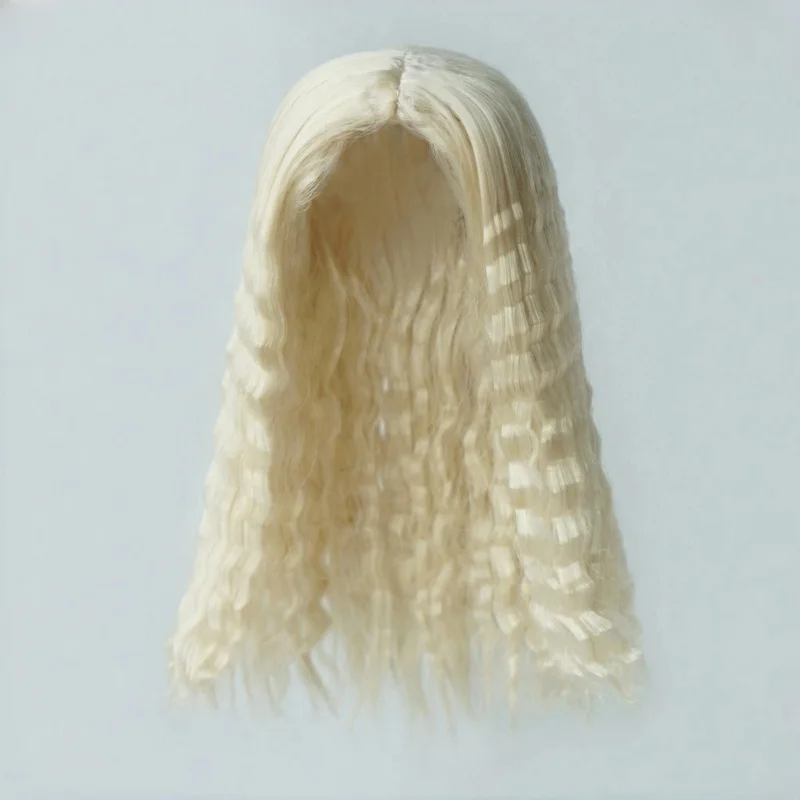 

1/6 1/3 YOSD SD DOD Doll Accessories JD118 6-7inch 8-9inch Shirley Dongpo Corn perm Synthetic Mohair BJD Doll Wigs
