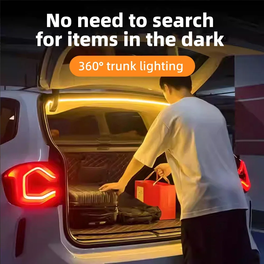 

LED Rear Trunk Light Strip for BMW X1 X3 X5 X7 ix1 ix2 ix3 E70 FF15 E71 F25 G01 G02 G07 Bright Silicone