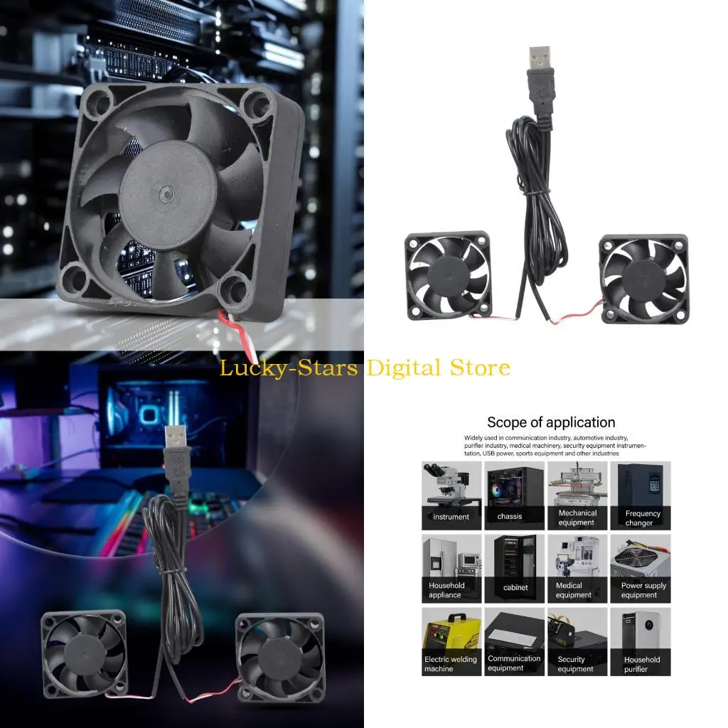 

Высокоэффективность T3EE 50x50x15 мм USB 5V 5015 Охлаждающий вентилятор 5164RPM 93-см кабель для 3D-принтера Улучшение ПК корпус