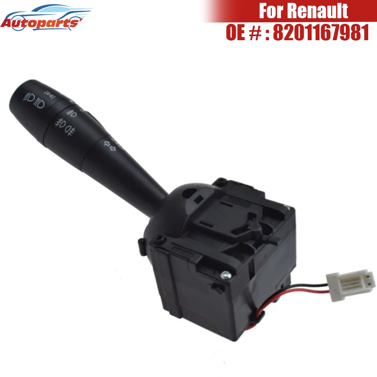 

Auto Parts New Steering Column pole Switch Light 8201167981 255401303R 8200806731 For Renault Dacia LOGAN Clio IV 2015-2019