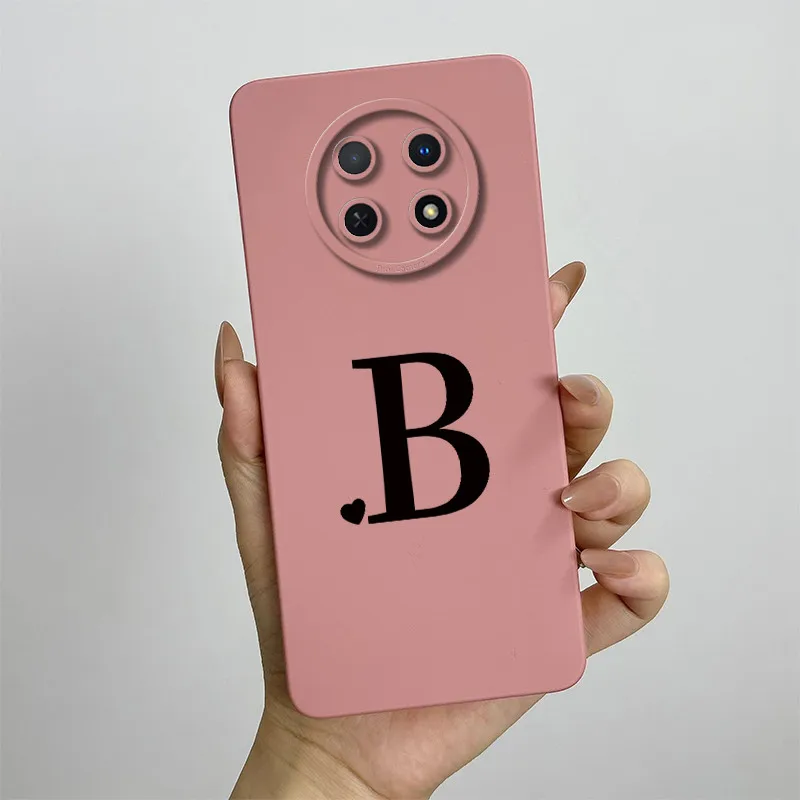 For Huawei nova Y91 Case Huawei nova Y91 Cover STG-LX1 STG-LX2 Phone case NOVA y91 Luxury Letters Square Shockproof Back Cover