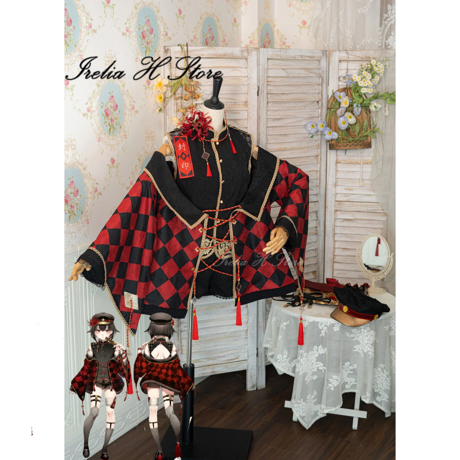 

Irelia H Store Shinoshima Raise Косплей Костюм для женщин платье-кимоно может настроить размер