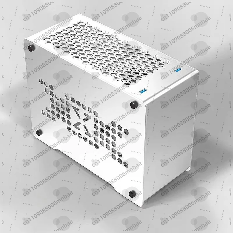 

B1 all aluminum alloy ITX main board air-cooled mini A4 simple portable small chassis