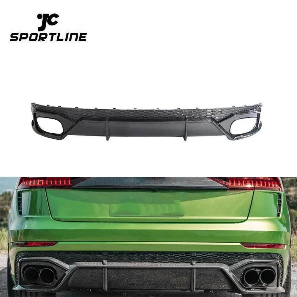 Customized Aftermarket Mods RSQ8 Rear Diffuser For Audi RSQ8 Q8 Sport Utility 4-Door 2019-2023