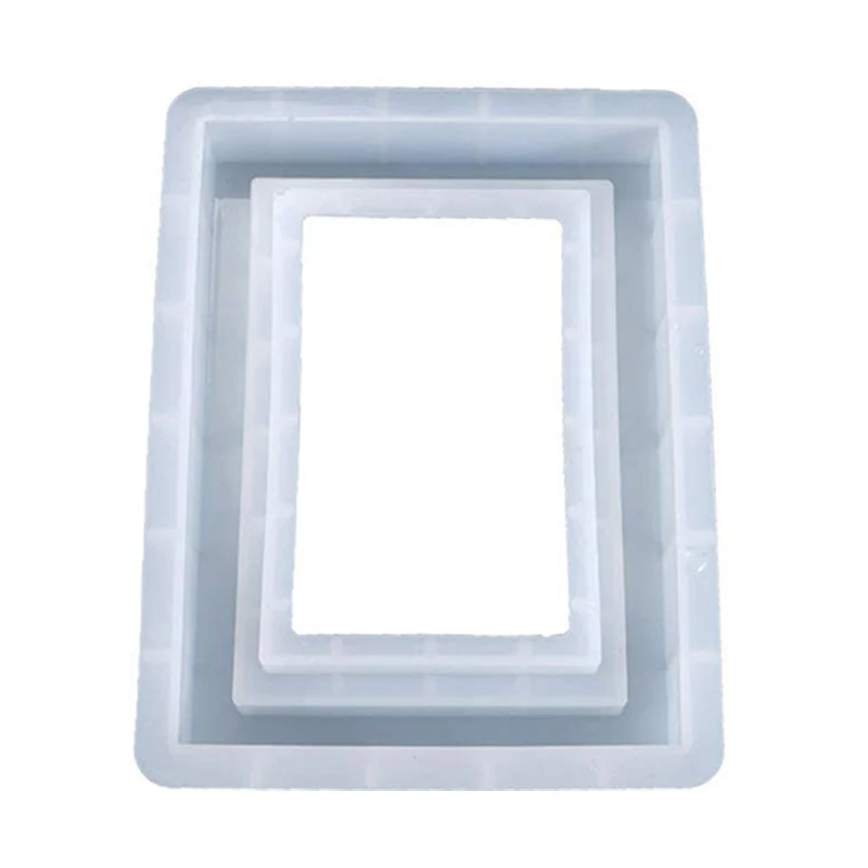 

Rectangular Photo Frame Decorations Casting Silicone Mould Resin Crystal Epoxy Mold DIY Crafts Ornaments Making Tools