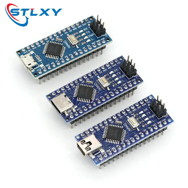 Mini / Type-C / Micro USB Nano 3.0 With the bootloader compatible Nano controller for arduino CH340 USB driver 16Mhz ATMEGA328P