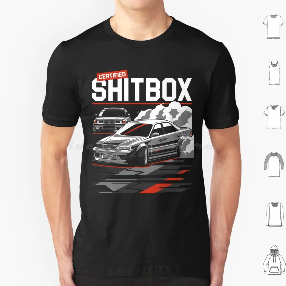Certified Shitbox Car T Shirt Cotton Men Women DIY Print Automotive Automotive Drawing Automotive Illustration Automotive