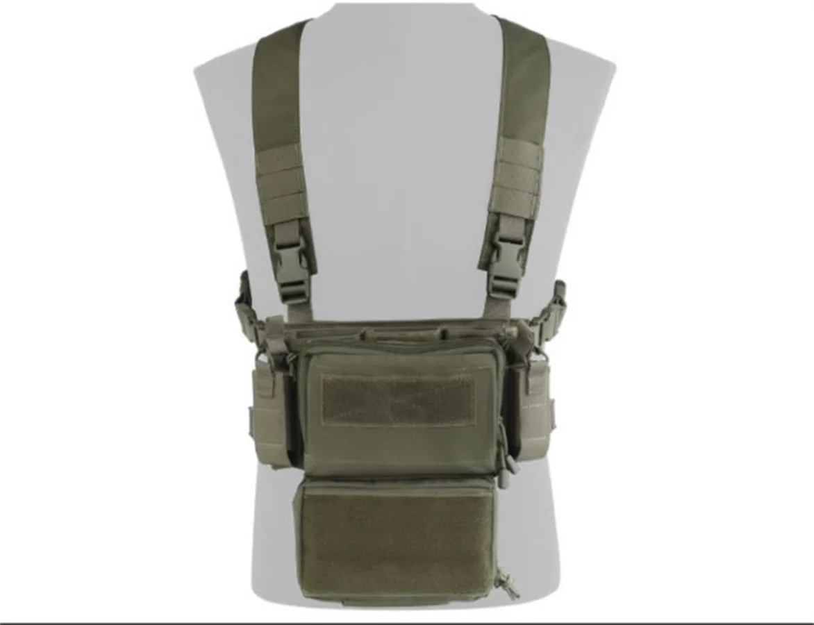 Tactical Tactical Molle Vest, Chest Hanging, D3, CRM, Combat Vest, Reconnaissance, MOLLE Equipment, 5.56