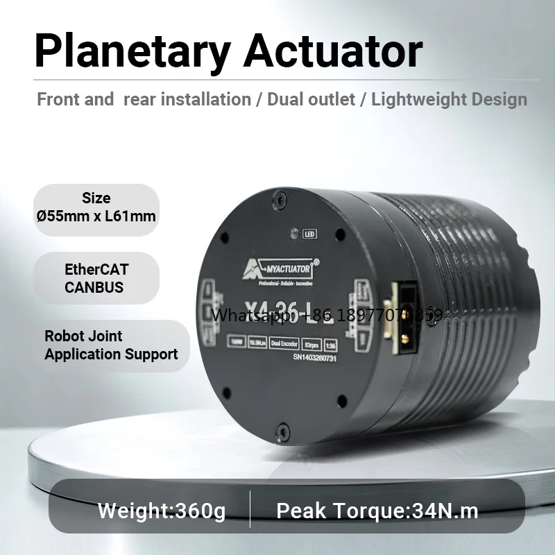 Servo motor X4-P36-L Highly Integrated, Lightweight, High-Performance Joint Module Suitable For Humanoid Robots And Bionic Legs