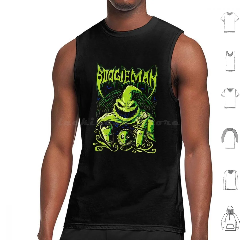 Funny Let'S Oogie Vintage Boogie Halloween Tank Tops Vest Sleeveless World Spooky Month Funny Fall Autumn Halloween Animals