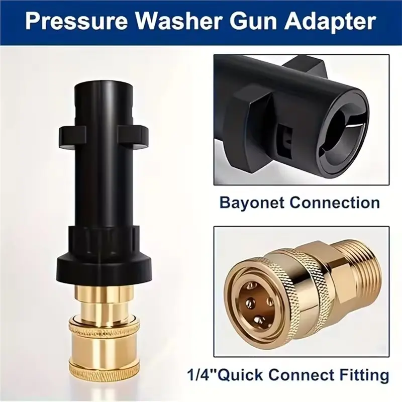 B97A-For Karcher K Series For High Pressure Washer Accessories- 5-Color Coding Nozzle Tips& Extension Rod