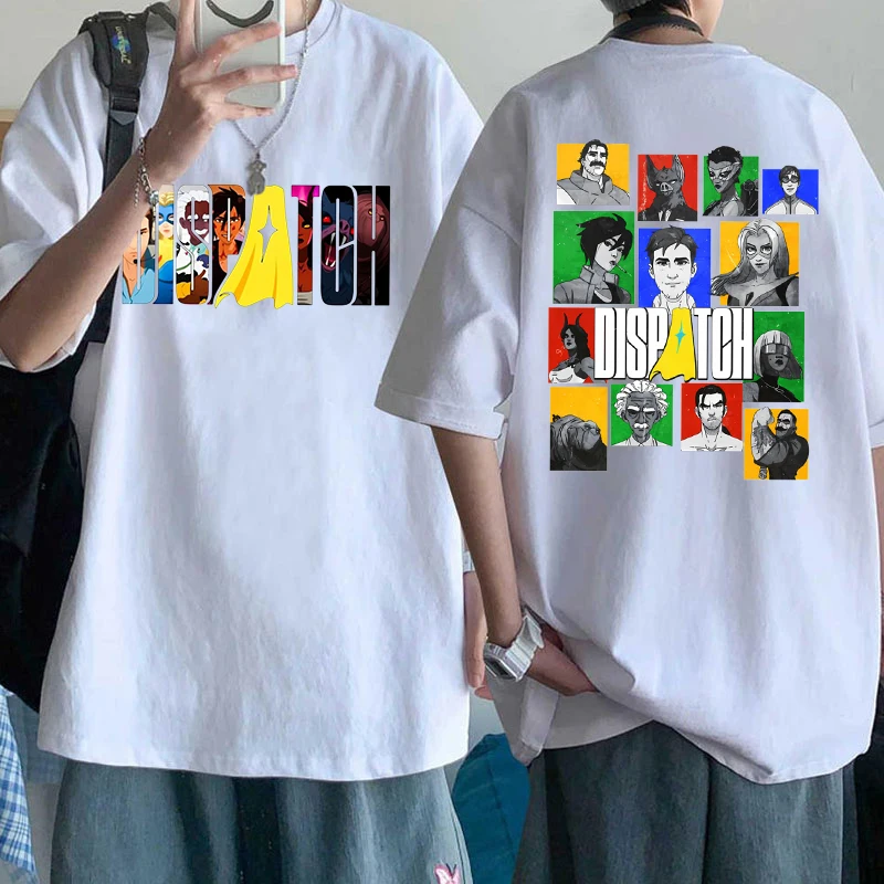 

Hot Game Dispatch Printing T-shirt Women Men Fashion Short Sleeve Street Casual Personality Summer T-shirt