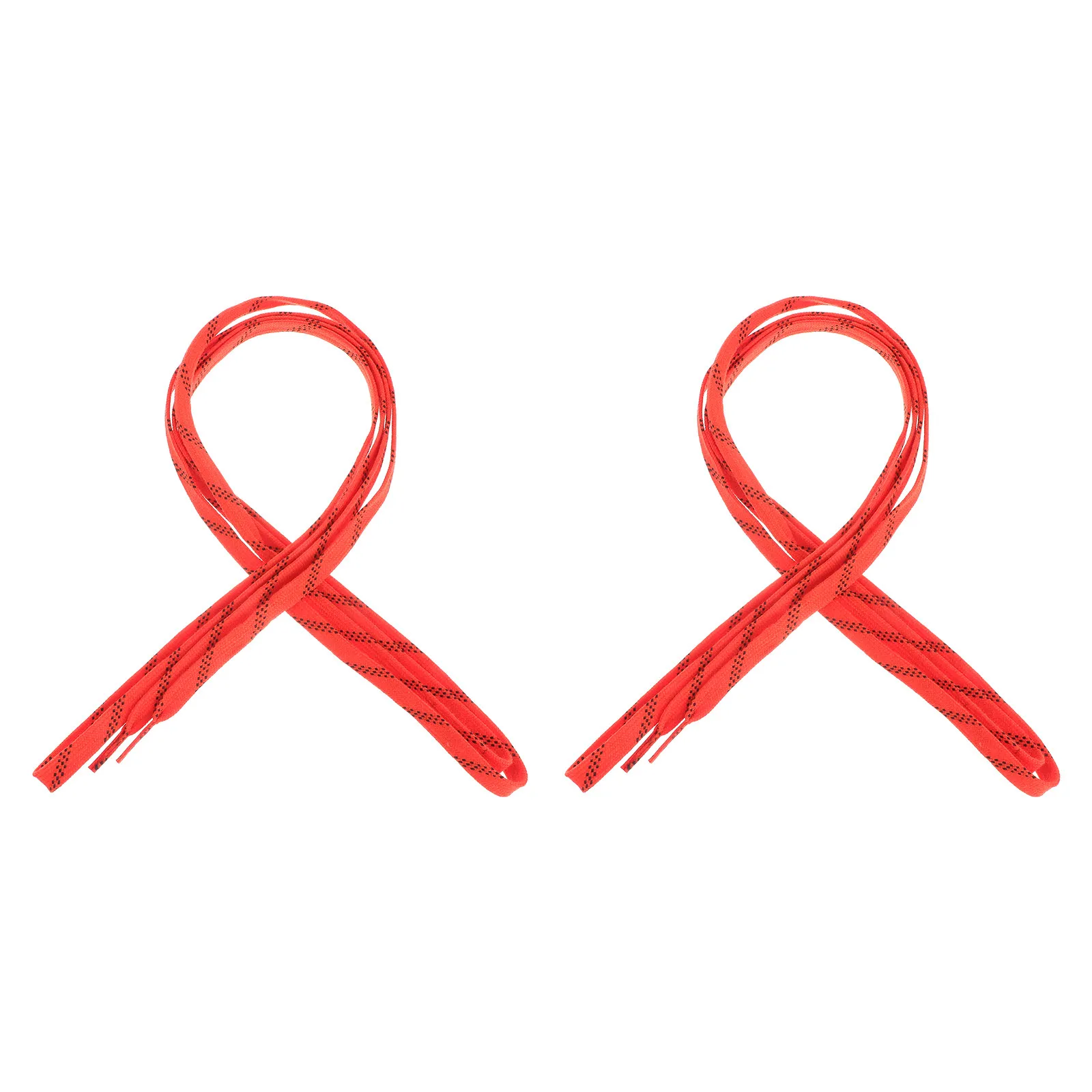 

1 пара профессиональных шнурков для хоккейных ботинок, оранжевые, 96 дюймов, вощеные, с защитой от переломов, для лыжных и спортивных ботинок