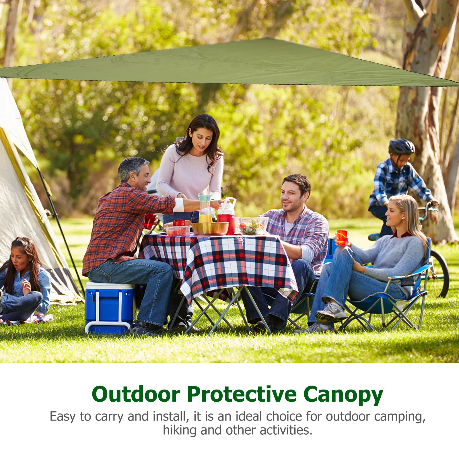 

1Set Garden Pool Shade Sail Portable Triangular Awning Weather Resistant Outdoor Sun Shader for Wild Camping Supplies