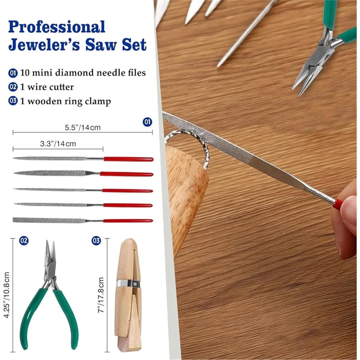 Best of 2026 Jewelers Tools Set Ring Sizer Mandrel Measuring Tool Jeweler'S Mallet Hammer Stick for Jewelry Making