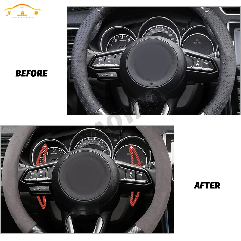 Paddle Shifter For Mazda 3 6 CX-4 CX5 2016 2017 2018 & Atenza Axela 2014-2018 Steering Wheel  Extension