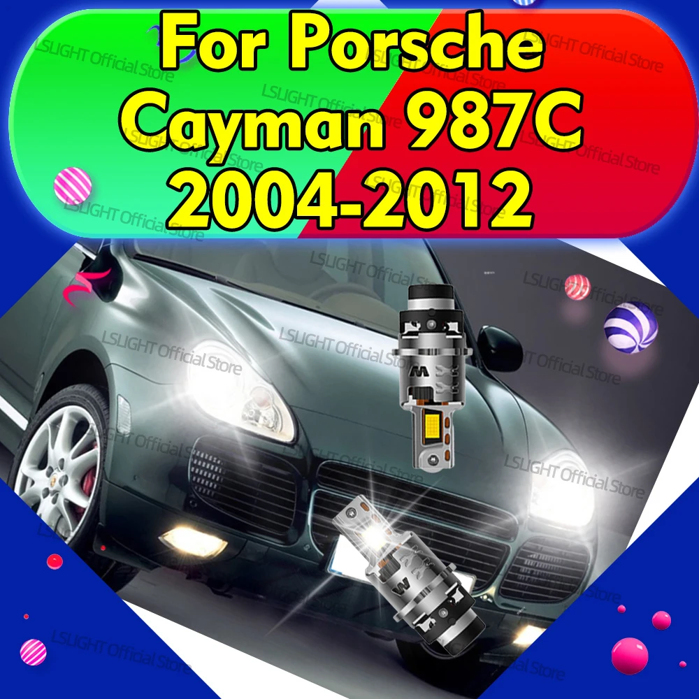 

2x автомобильные светодиодные лампы для фар D2S D2R, 110 Вт, 30000 лм, для Porsche Cayman 987C 2004-2012 2005 2006 2007 2008 2009 2010 2011
