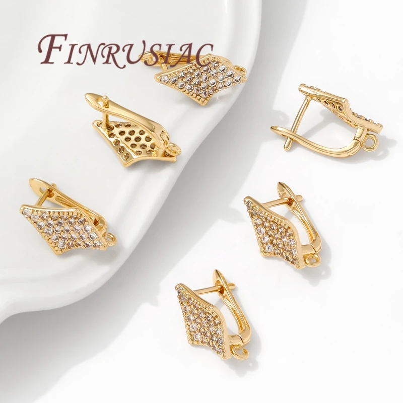 18 Karat vergoldet, antiallergische Ohrringhakenverschlüsse, Zubehör für Schmuck, Befestigungselemente, Ohrhaken, Ohrringe, Zubehör – Detail 18