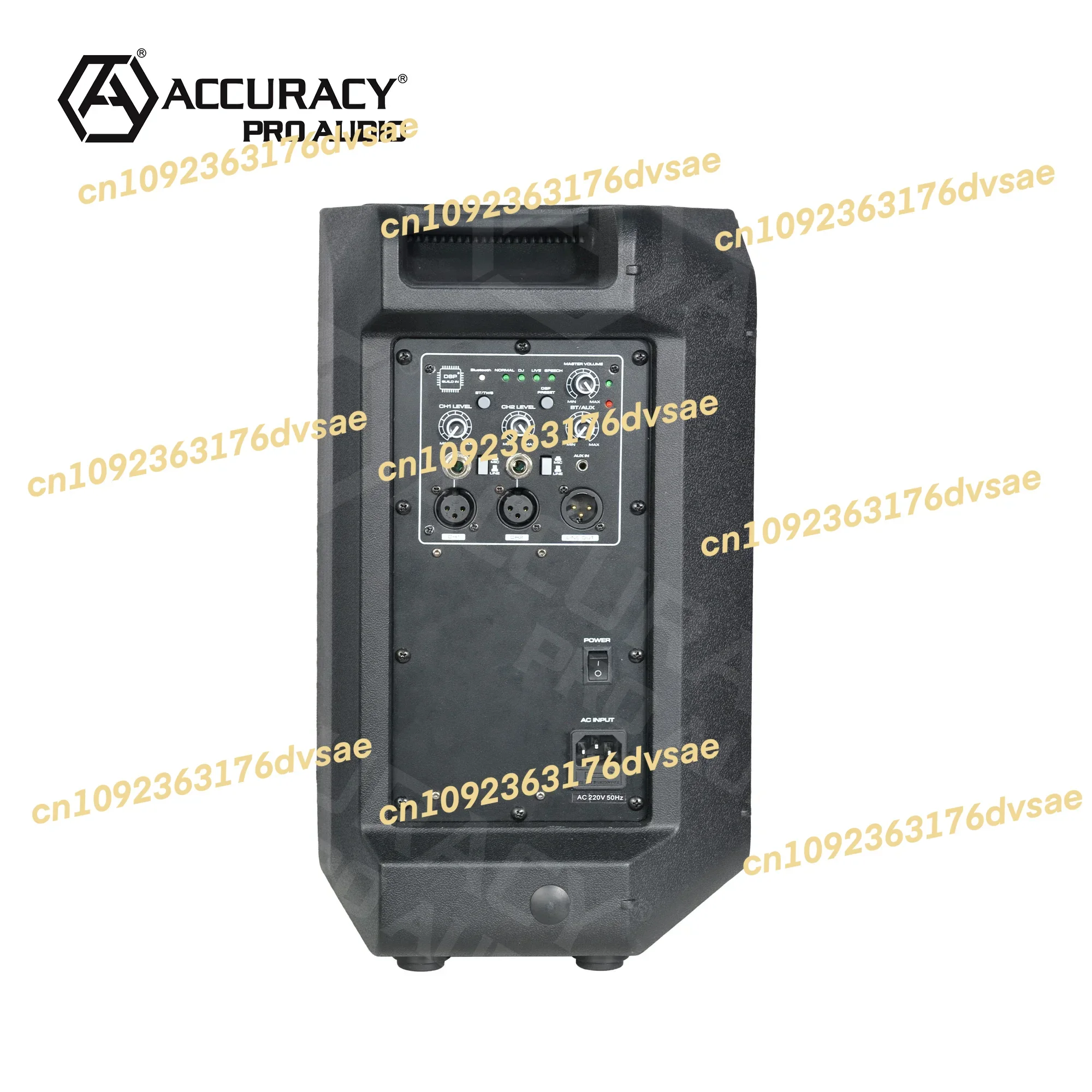 Nouveau RQSONIC CAU08D7 200 W 8 pouces dj fête karaoké puissance en plastique boîte de haut-parleur portable actif 8