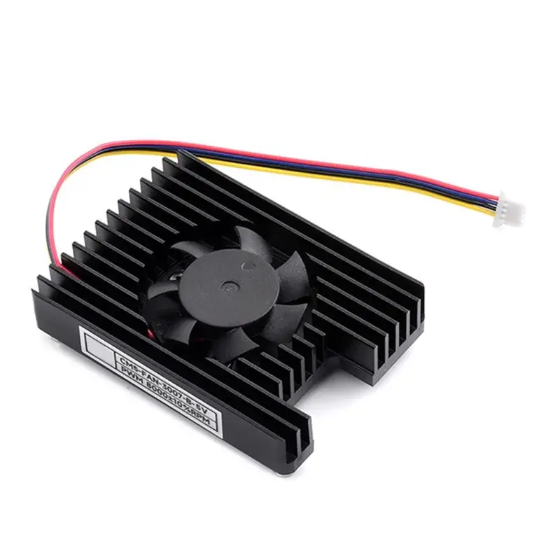 

New!3007 Cooling Fan For Raspberry Pi Compute Module 5 5V 8000RPM PWM Radiator Aluminum Alloy Heat Sink For CM5