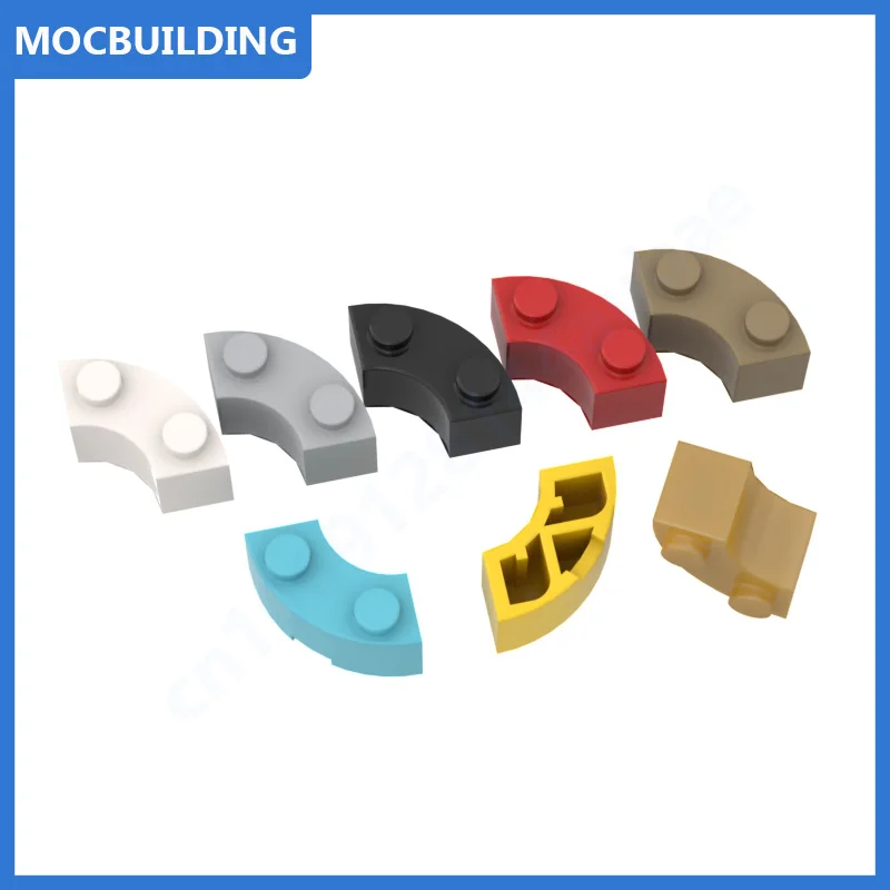 10PCS Moc Building Blocks Parts Bricks 3063 85080 Round Corner 2 x 2 Macaroni DIY Compatible Assmble Particles Xmas Toys Gifts