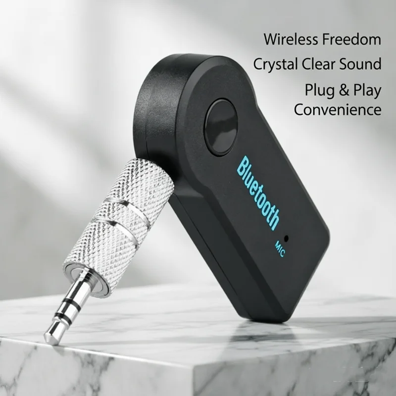 2 in 1 Wireless Bluetooth 5.0 Receiver Transmitter Adapter 3.5mm Jack For Car Music Audio Aux A2dp Headphone Reciever Handsfree