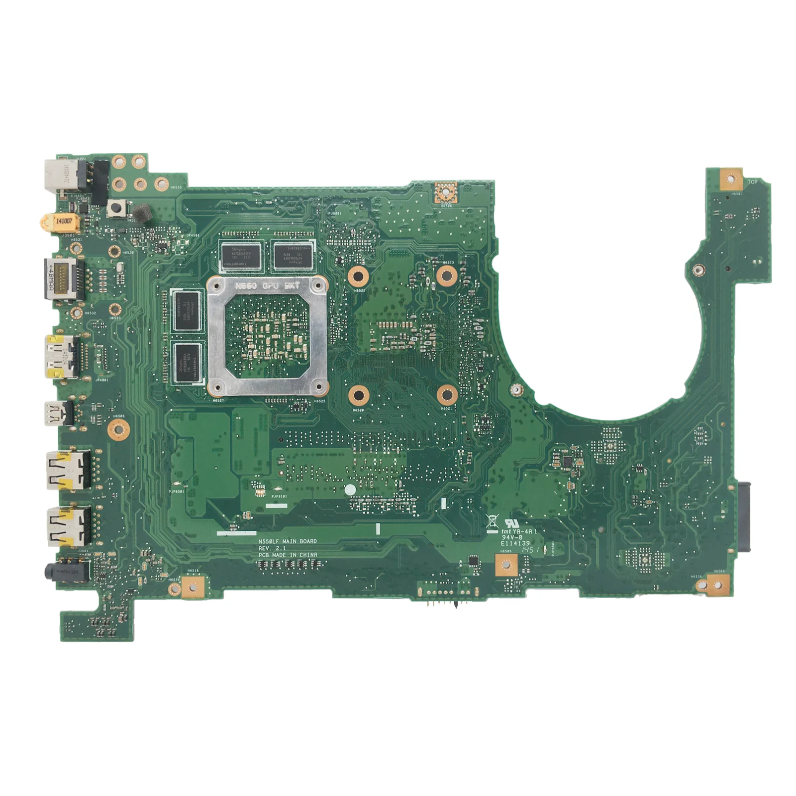 N550LF Mainboard For ASUS N550L Q550LF Q550L Laptop Motherboard i5-4200U i7-4500U GT745M V2G TEST OK